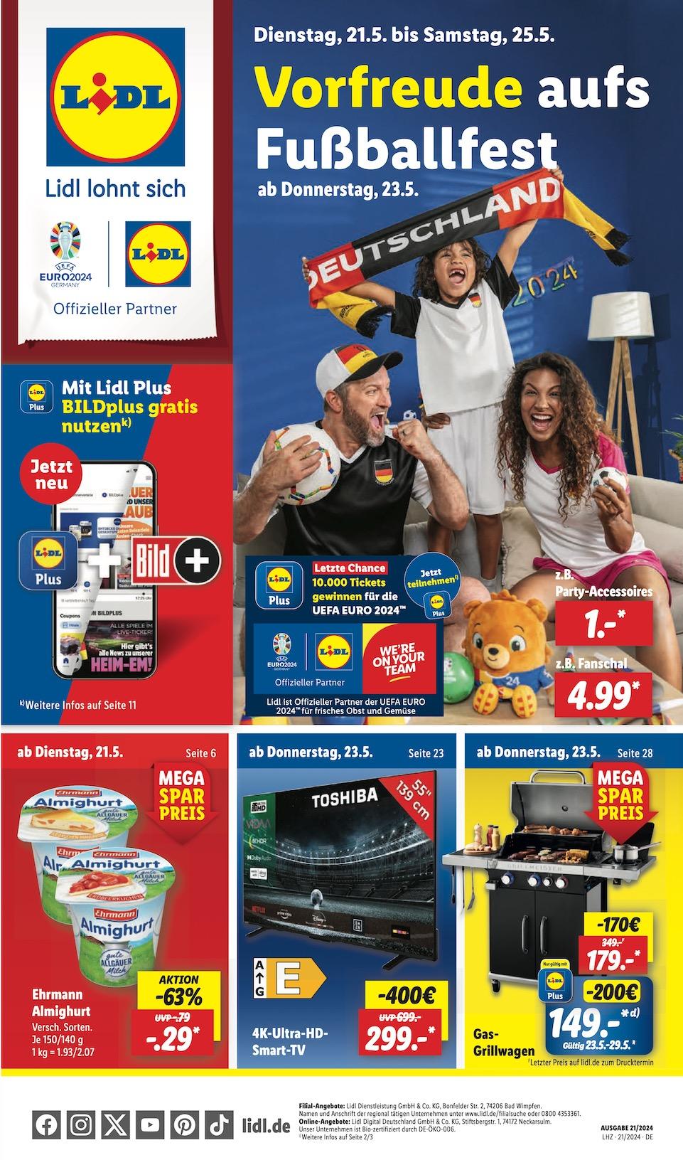 Lidl Aktueller Prospekt ab Dienstag Seite 1