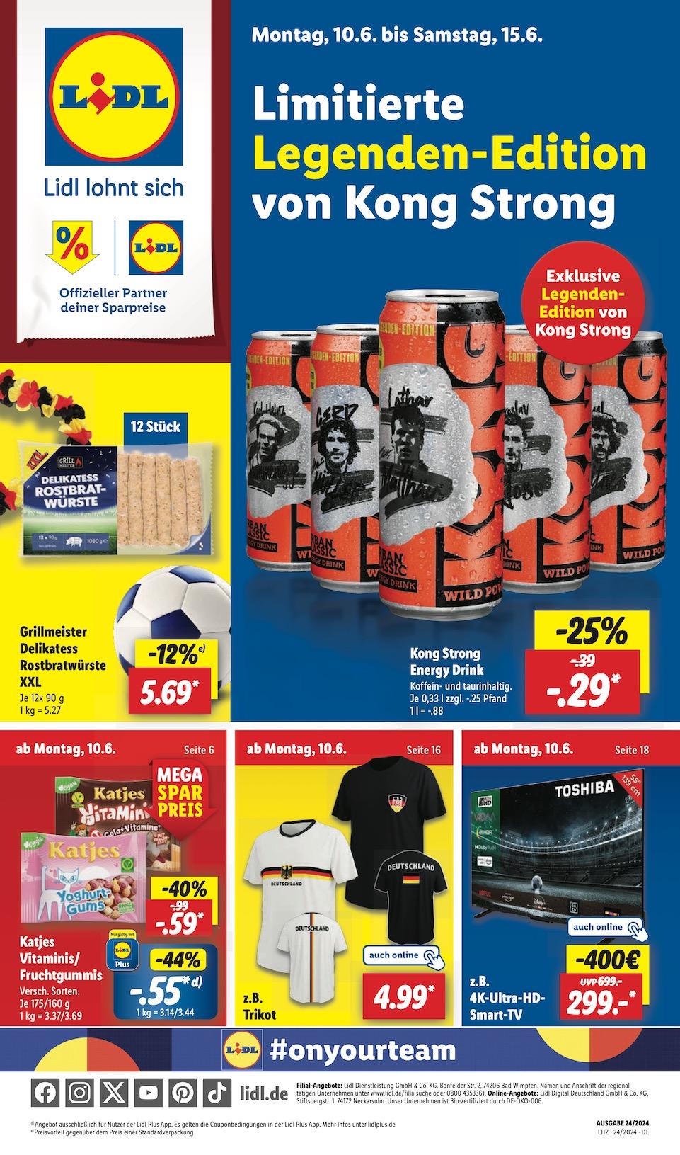 Lidl Aktueller Prospekt ab Montag Seite 1