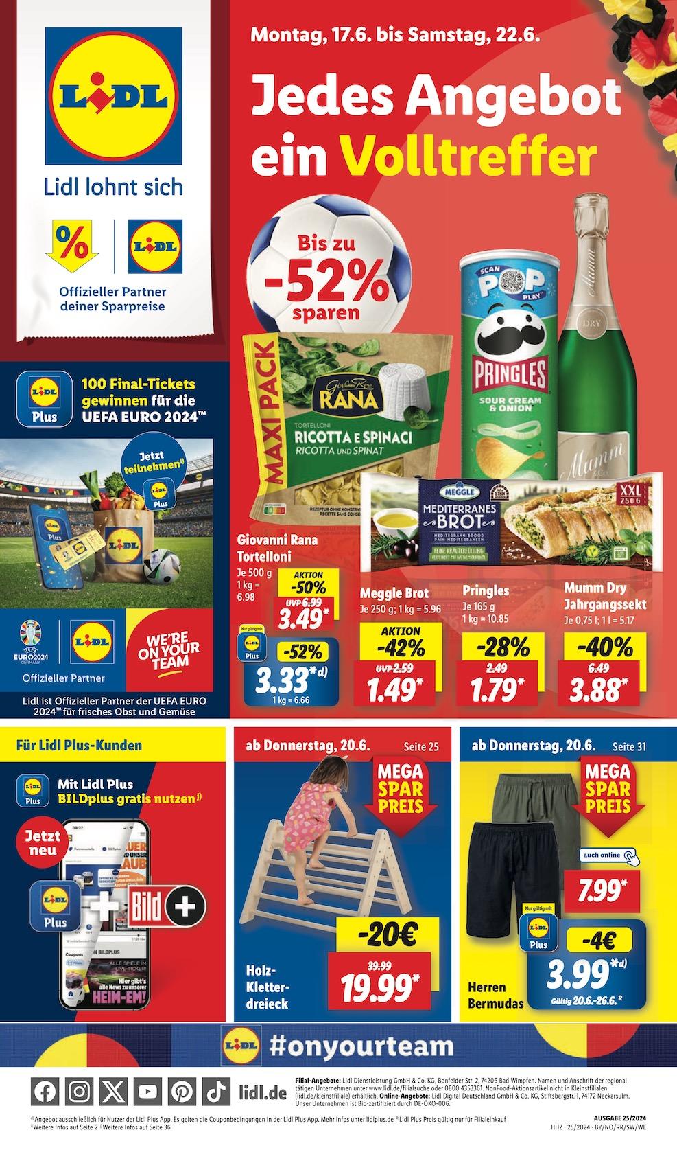 Lidl Aktueller Prospekt ab Montag Seite 1