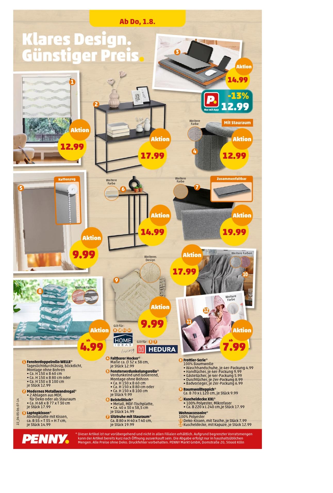 Penny Aktueller Prospekt ab Montag Seite 22