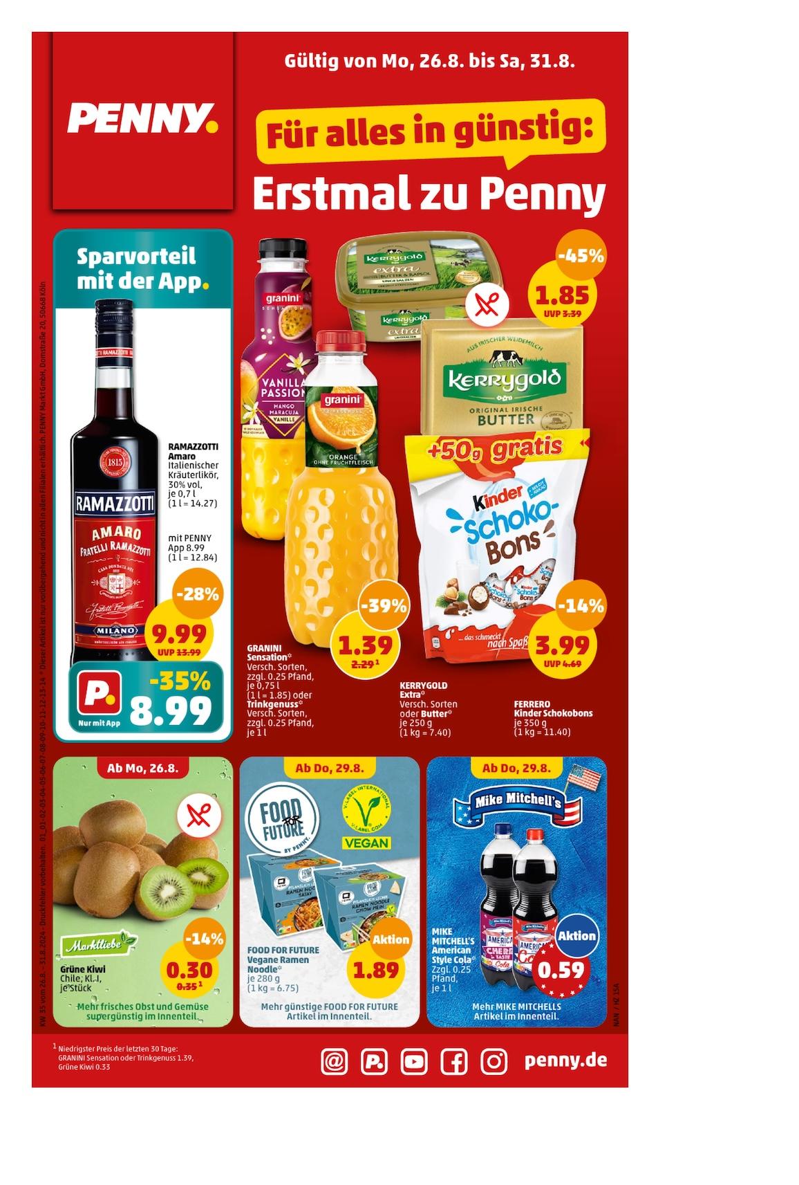 Penny Aktueller Prospekt ab Montag Seite 1
