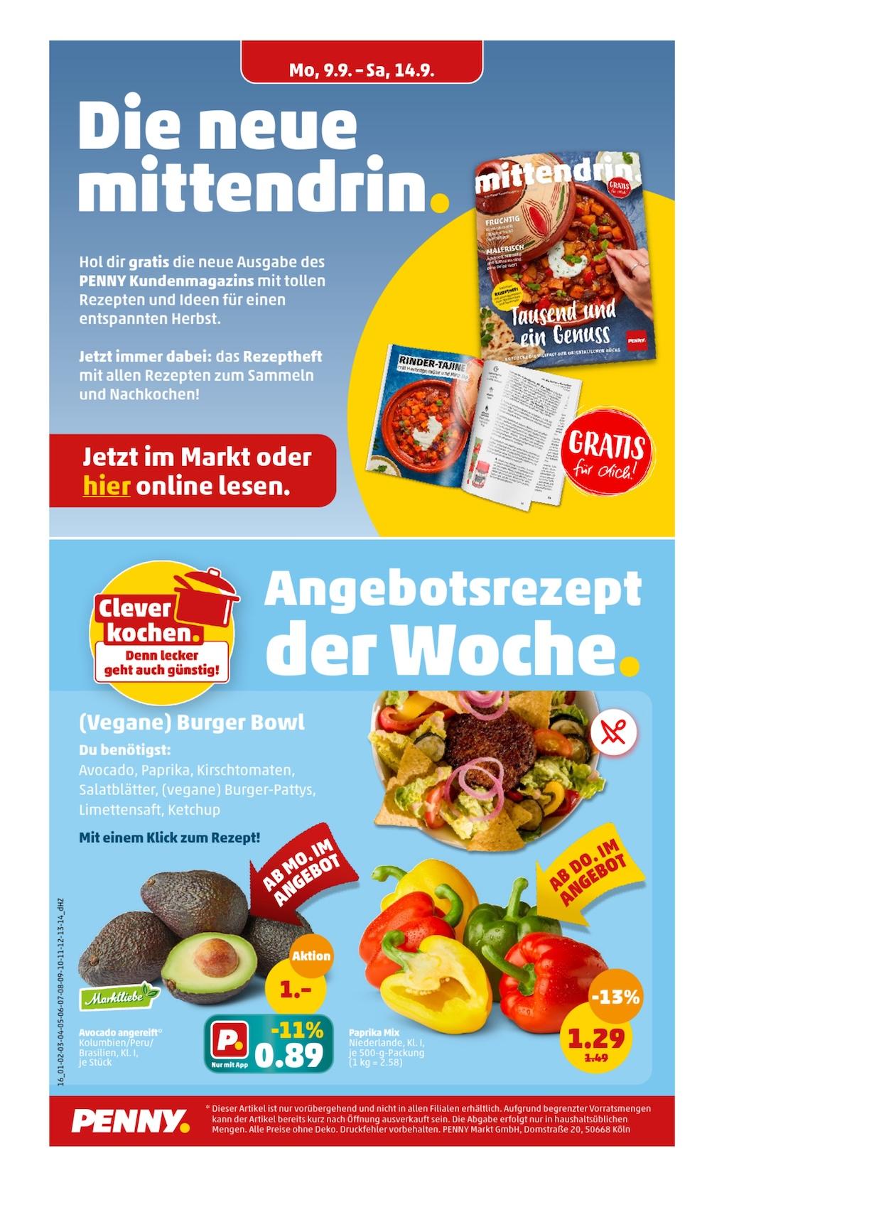 Penny Aktueller Prospekt ab Montag Seite 16