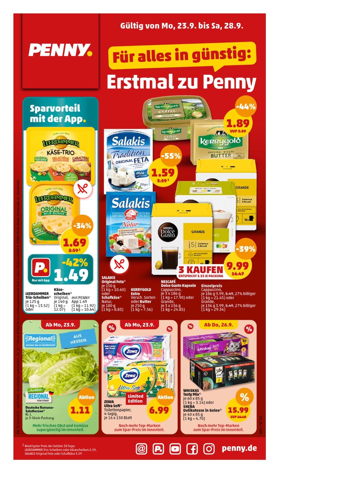 Penny Aktueller Prospekt ab Montag Seite 1