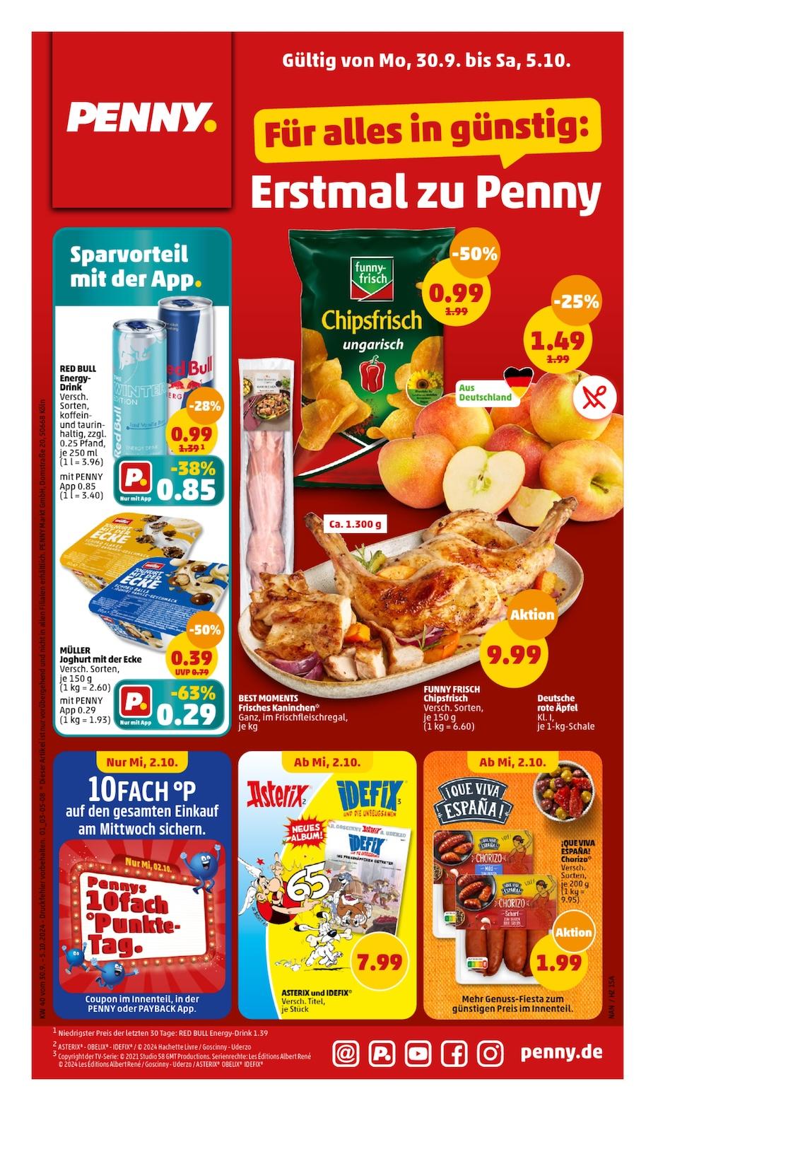 Penny Aktueller Prospekt ab Montag Seite 1
