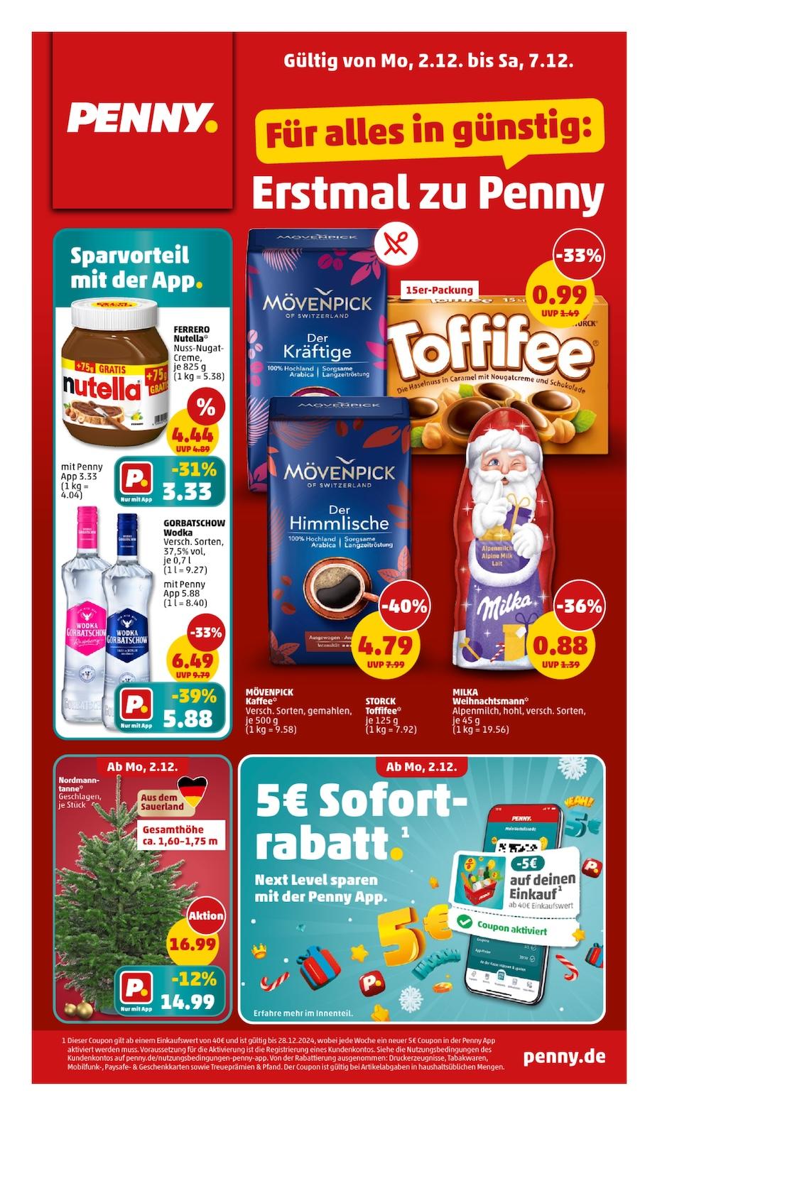Penny Aktueller Prospekt ab Montag Seite 1