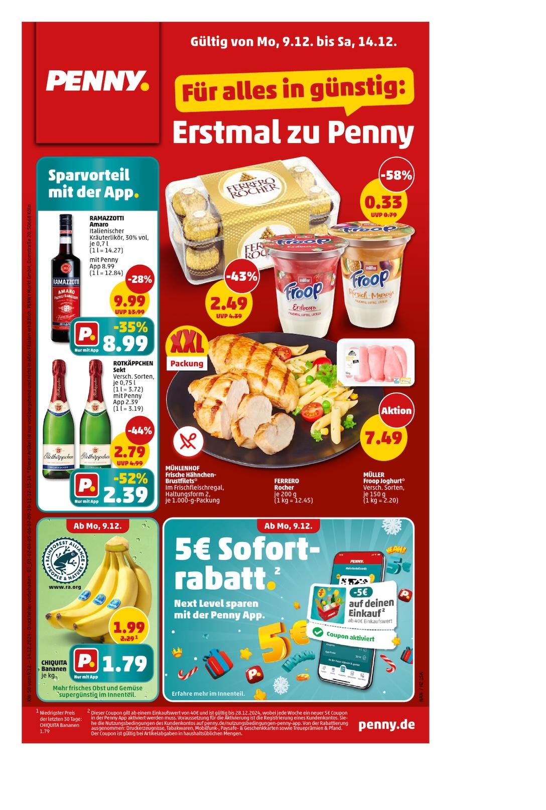 Penny Aktueller Prospekt ab Montag Seite 1