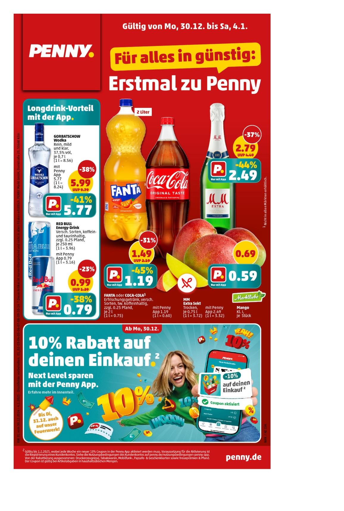 Penny Aktueller Prospekt ab Montag Seite 1