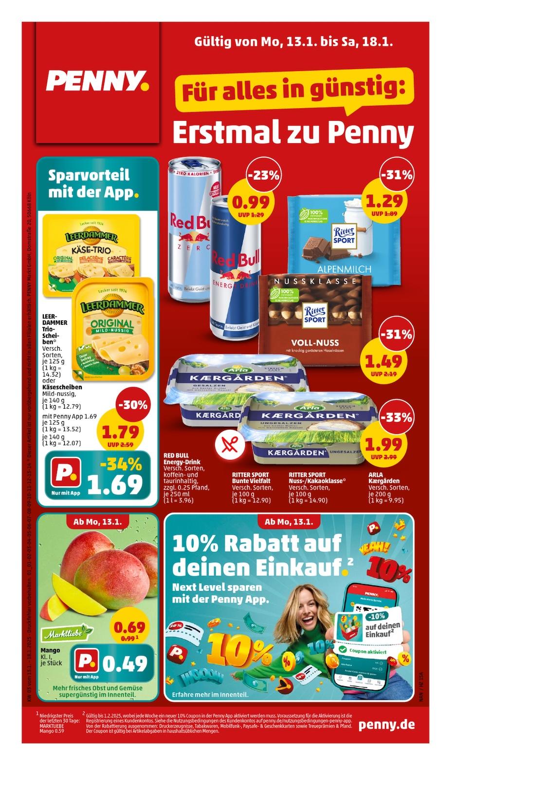 Penny Aktueller Prospekt ab Montag Seite 1