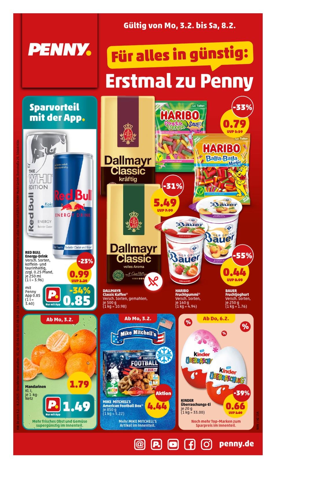 Penny Aktueller Prospekt ab Montag Seite 1