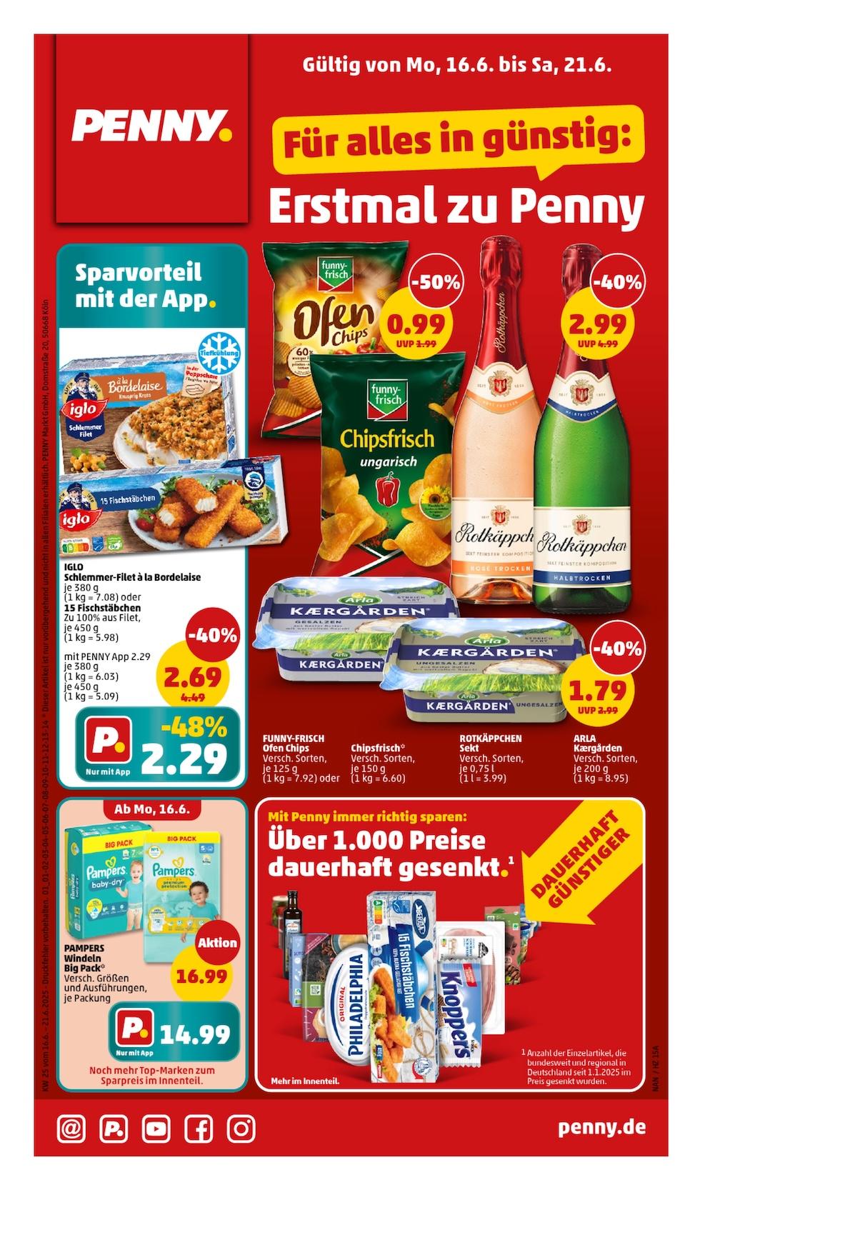 Penny Aktueller Prospekt ab Montag Seite 1