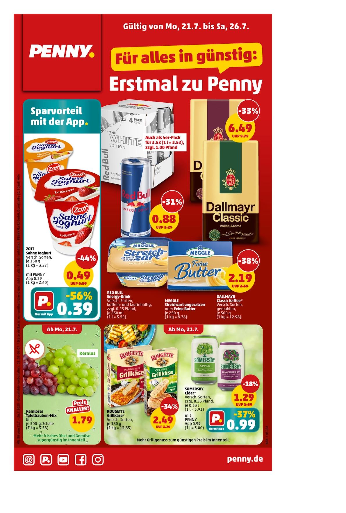 Penny Aktueller Prospekt ab Montag Seite 1