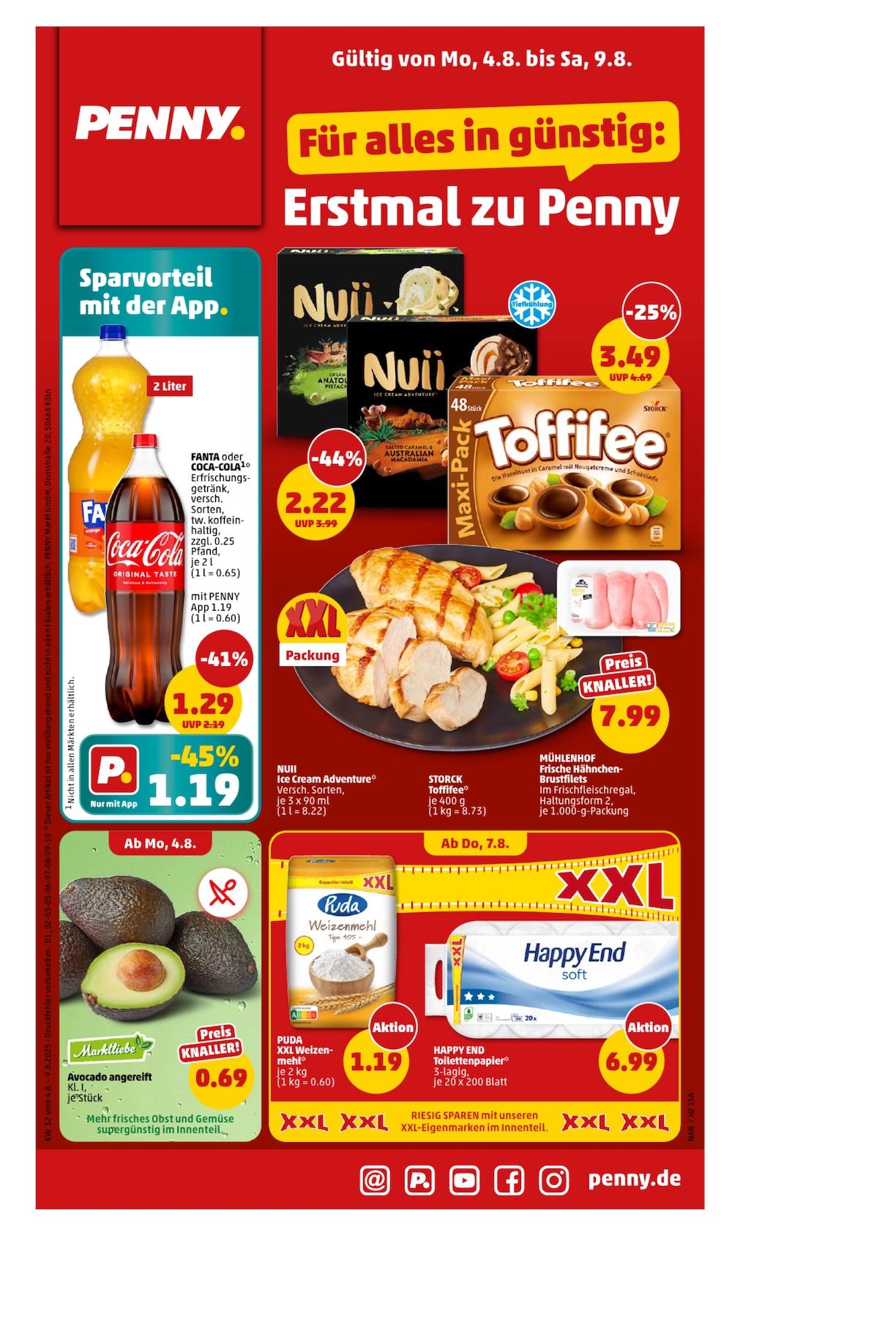 Penny Aktueller Prospekt ab Montag Seite 1