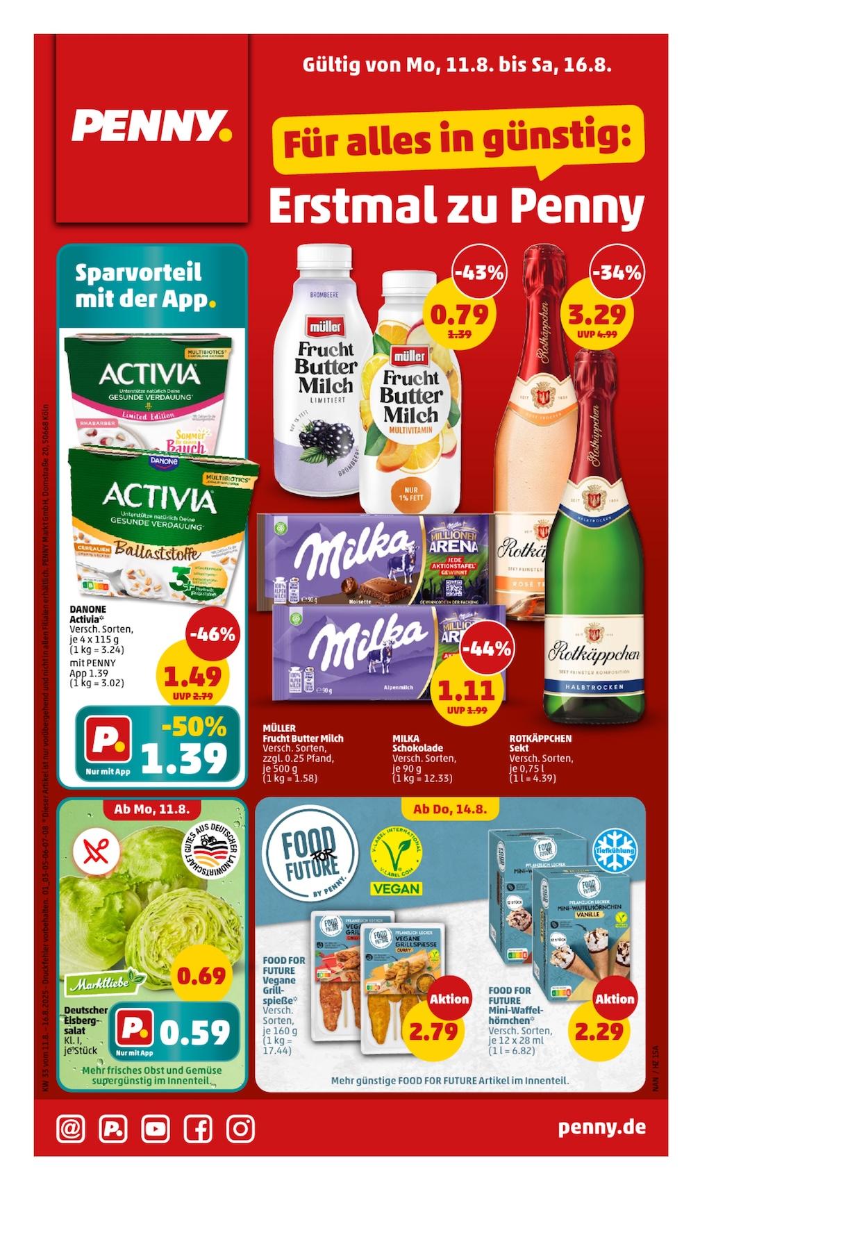 Page 1 of leaflet Aktueller Prospekt ab Montag