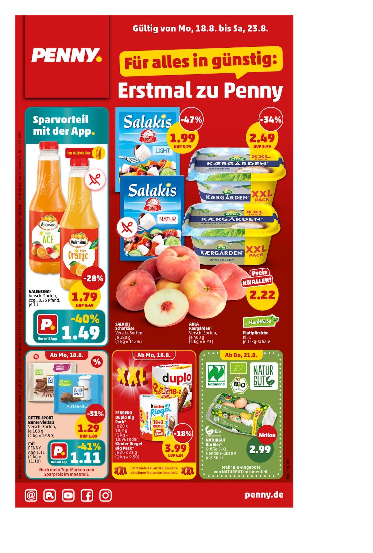 Penny Aktueller Prospekt ab Montag Seite 1