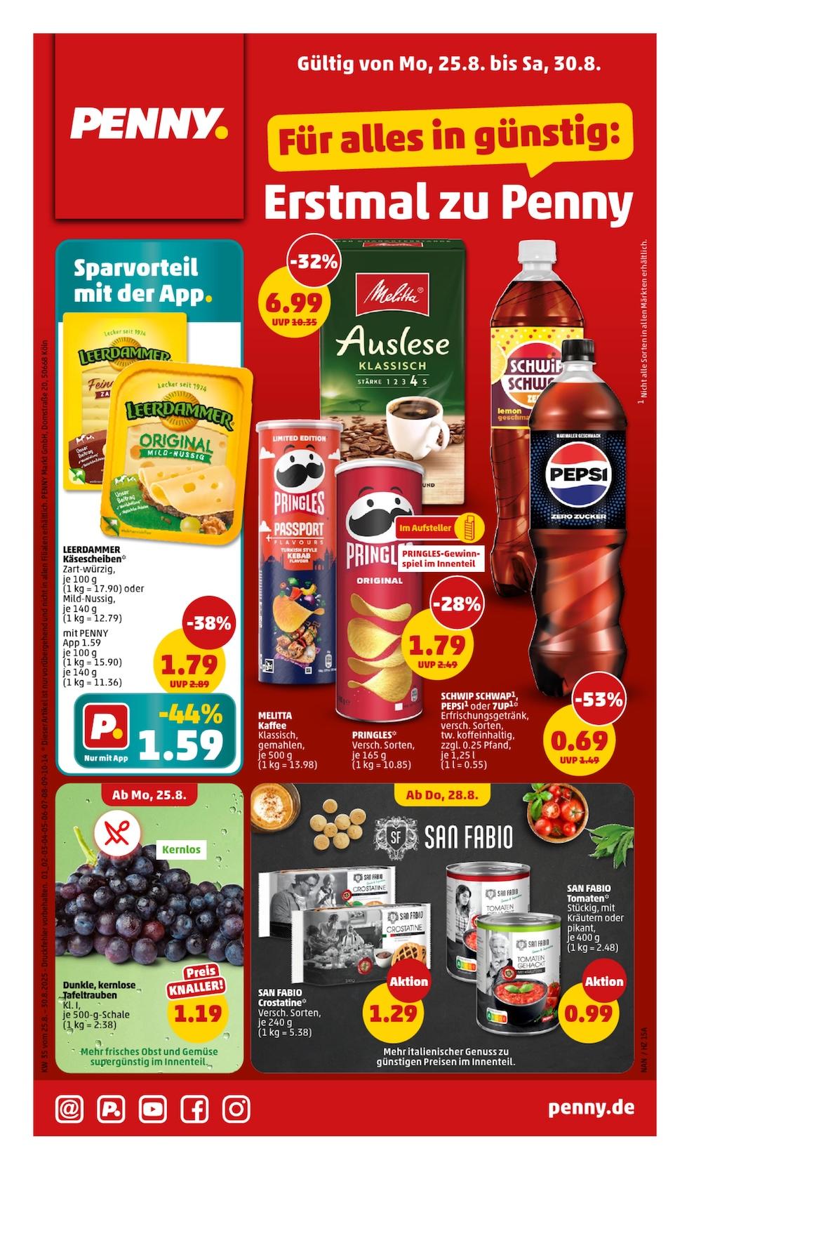 Page 1 of leaflet Aktueller Prospekt ab Montag