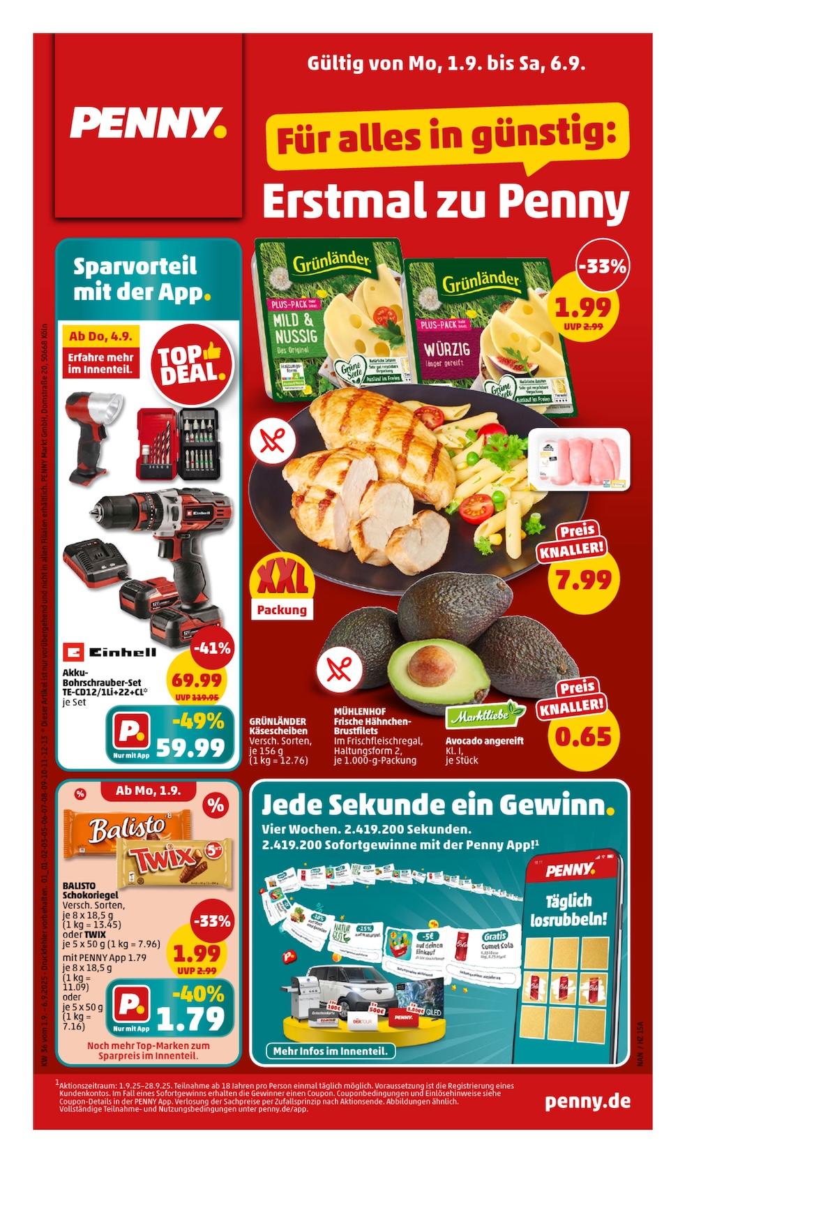 Penny Aktueller Prospekt ab Montag Seite 1