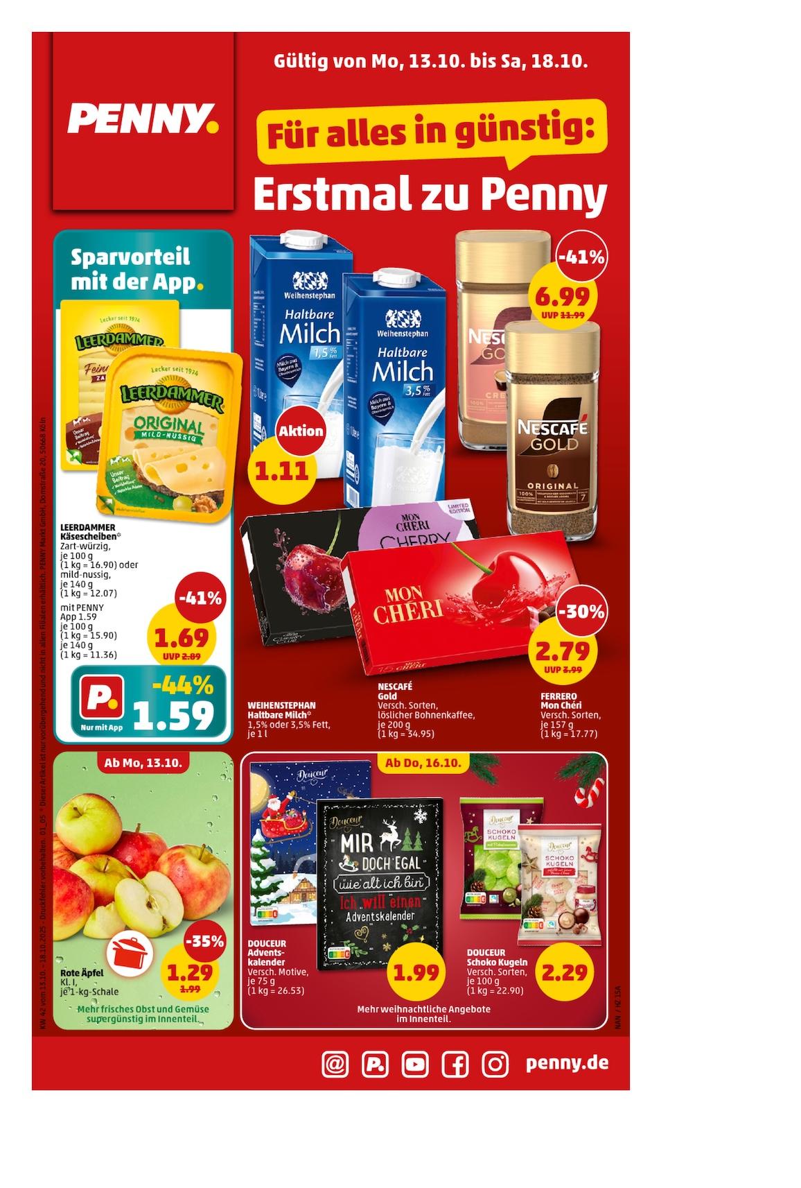Page 1 of leaflet Aktueller Prospekt ab Montag
