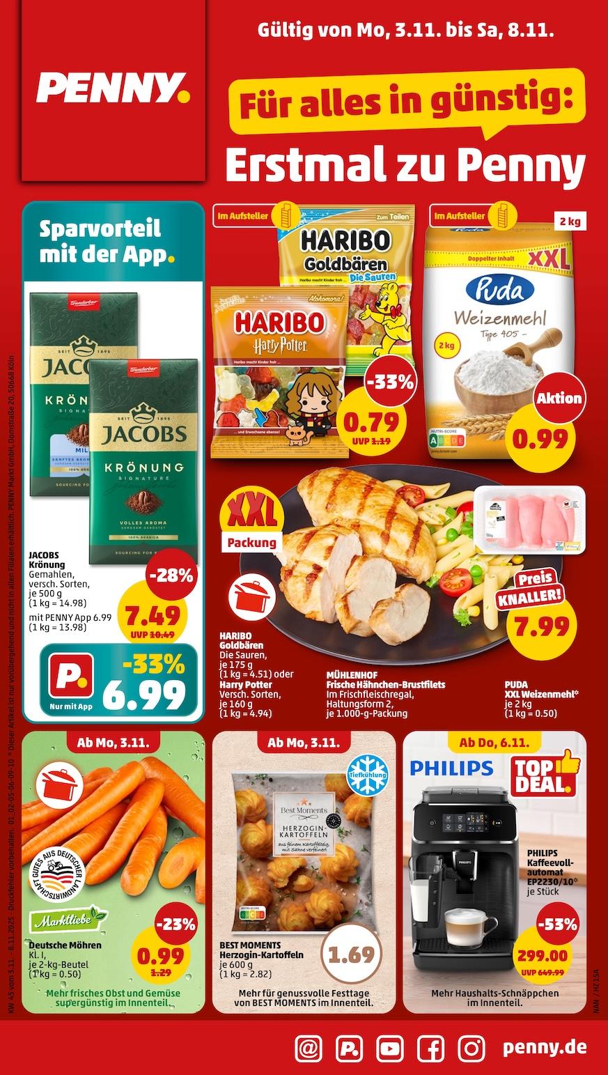 Penny Aktueller Prospekt ab Montag Seite 1