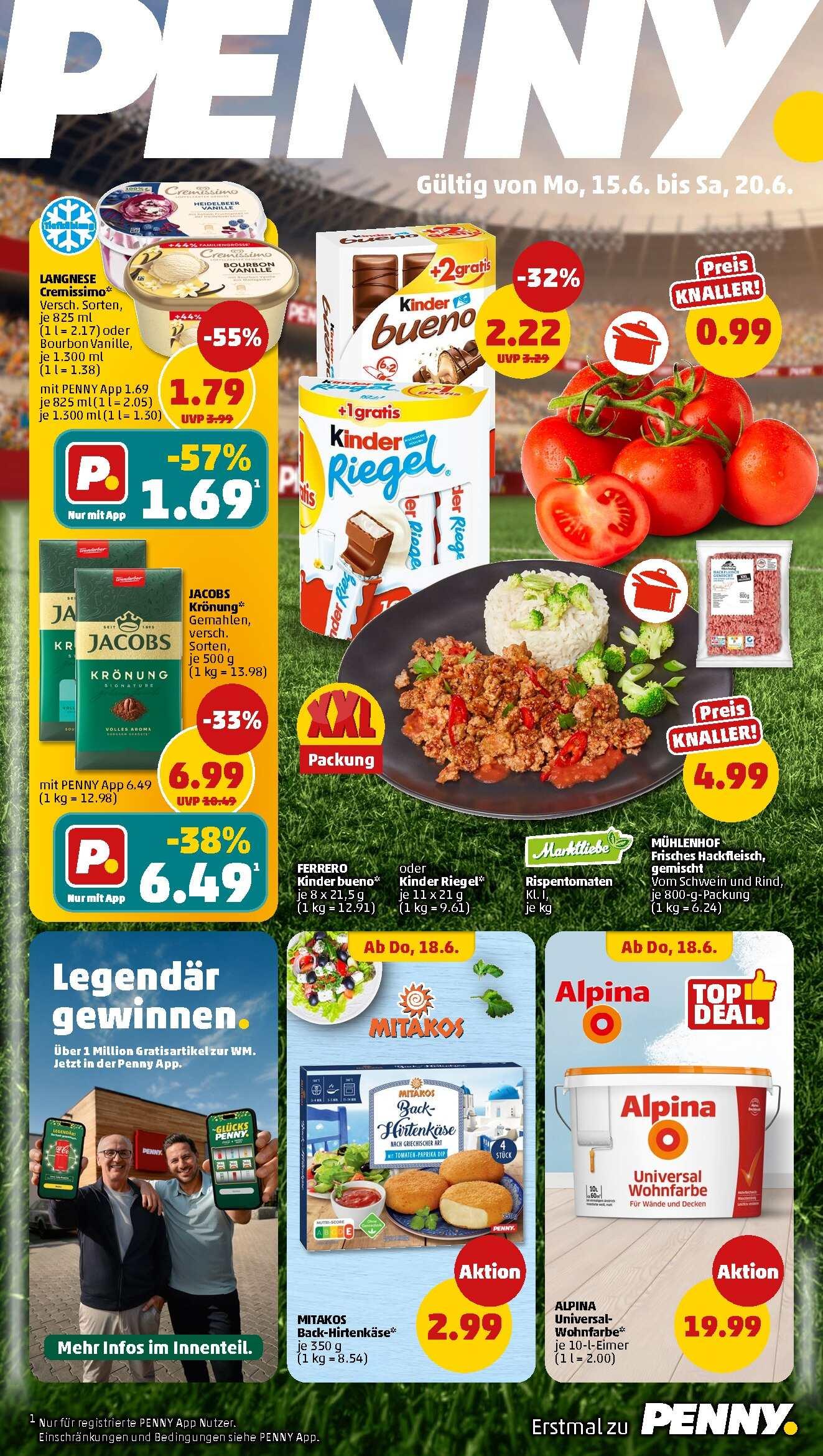 Penny Aktueller Prospekt ab Montag Seite 1