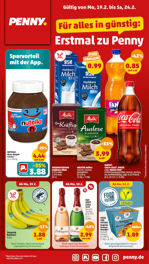 Penny Aktueller Prospekt ab Montag Seite 1