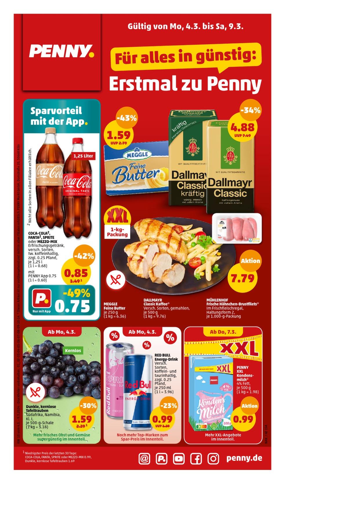 Penny Aktueller Prospekt ab Montag Seite 1