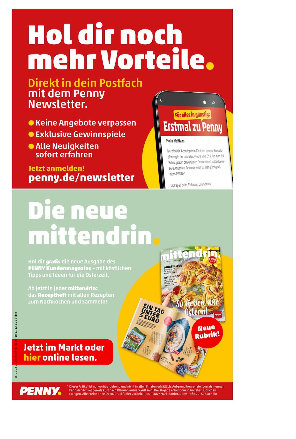 Penny Aktueller Prospekt ab Montag Seite 26