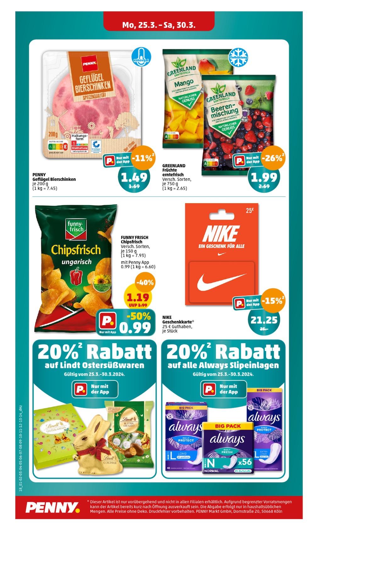 Penny Aktueller Prospekt ab Montag Seite 18