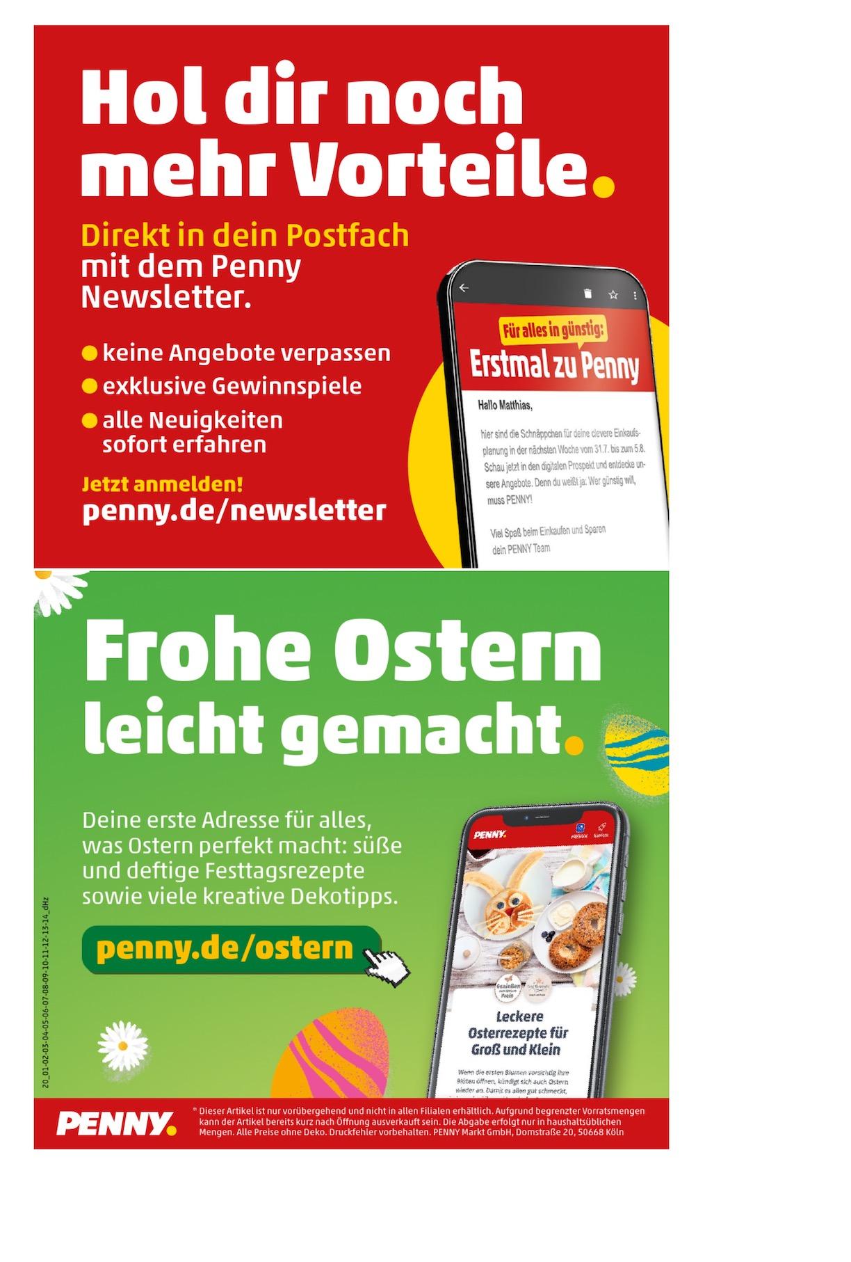 Penny Aktueller Prospekt ab Montag Seite 20