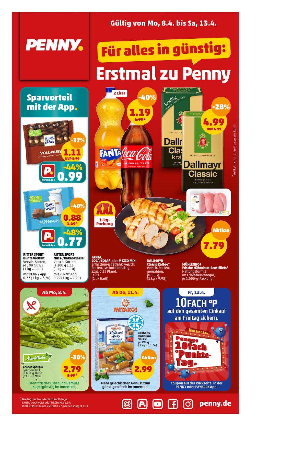 Penny Aktueller Prospekt ab Montag Seite 1