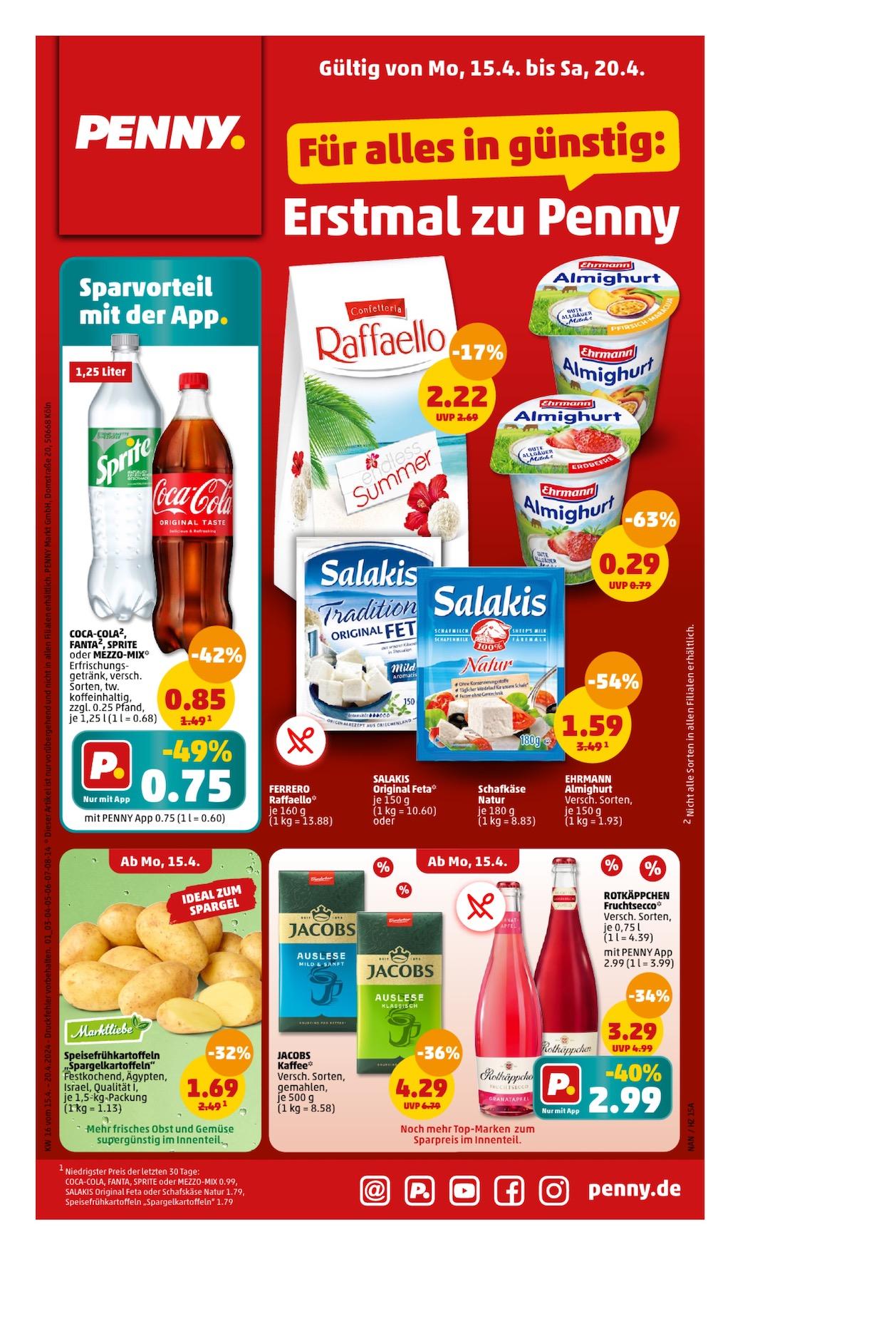 Penny Aktueller Prospekt ab Montag Seite 1