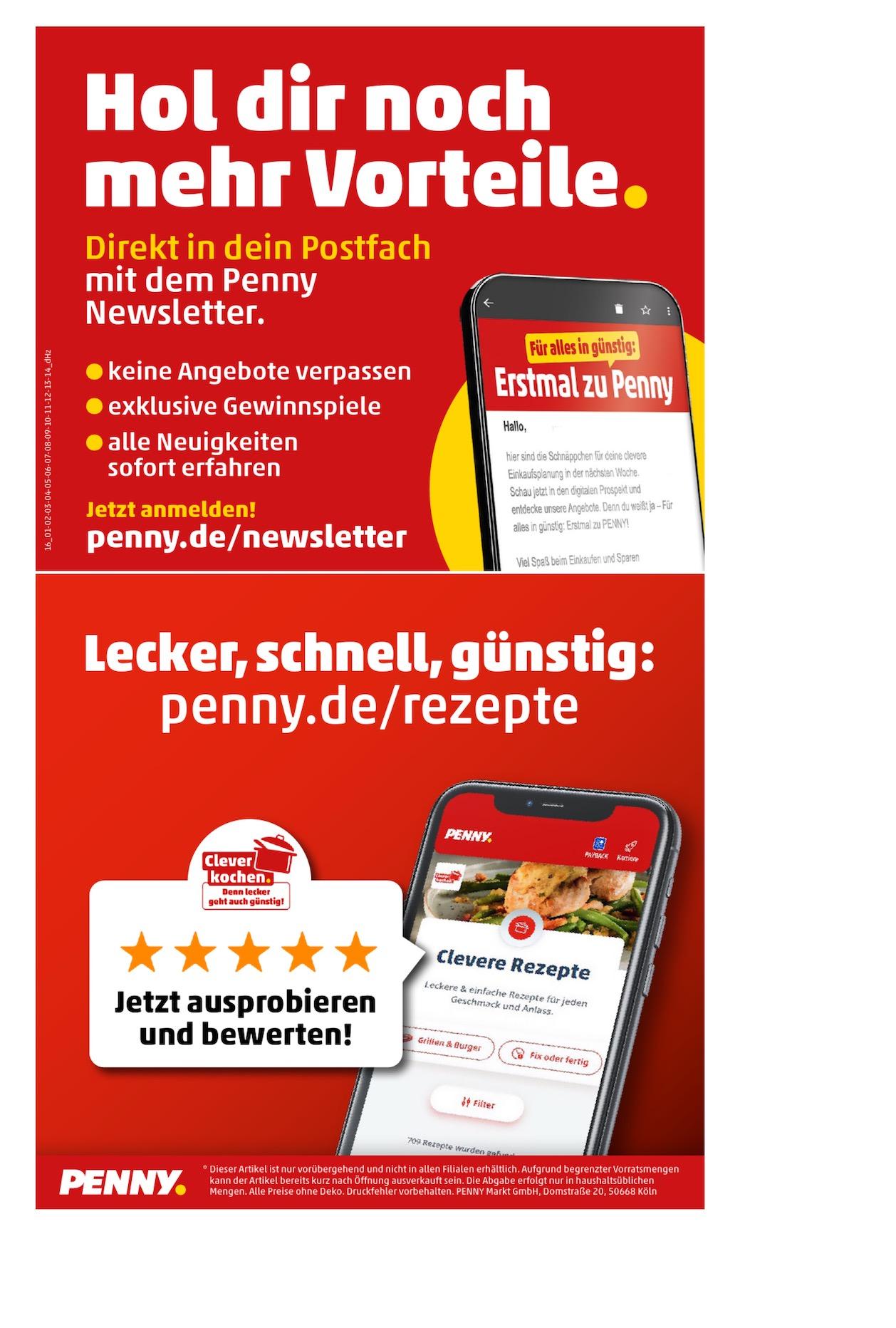 Penny Aktueller Prospekt ab Montag Seite 16