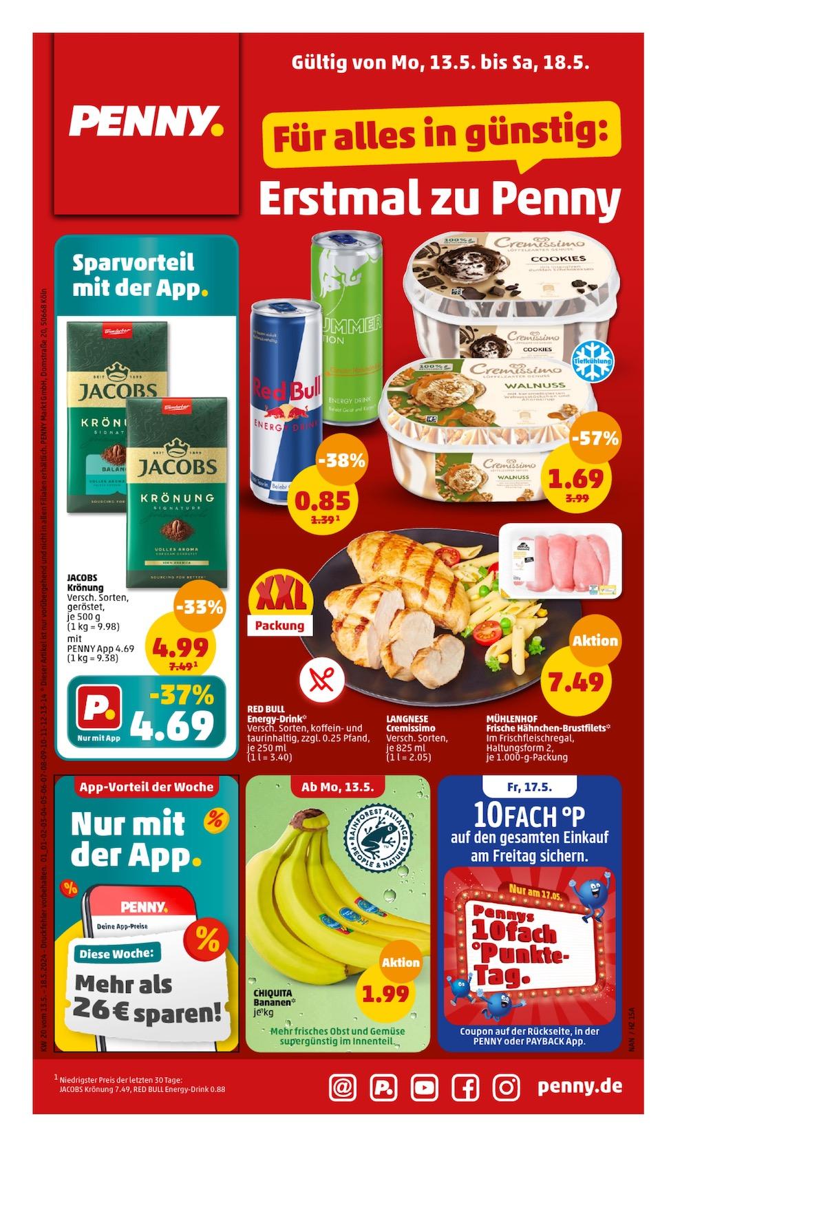 Penny Aktueller Prospekt ab Montag Seite 1