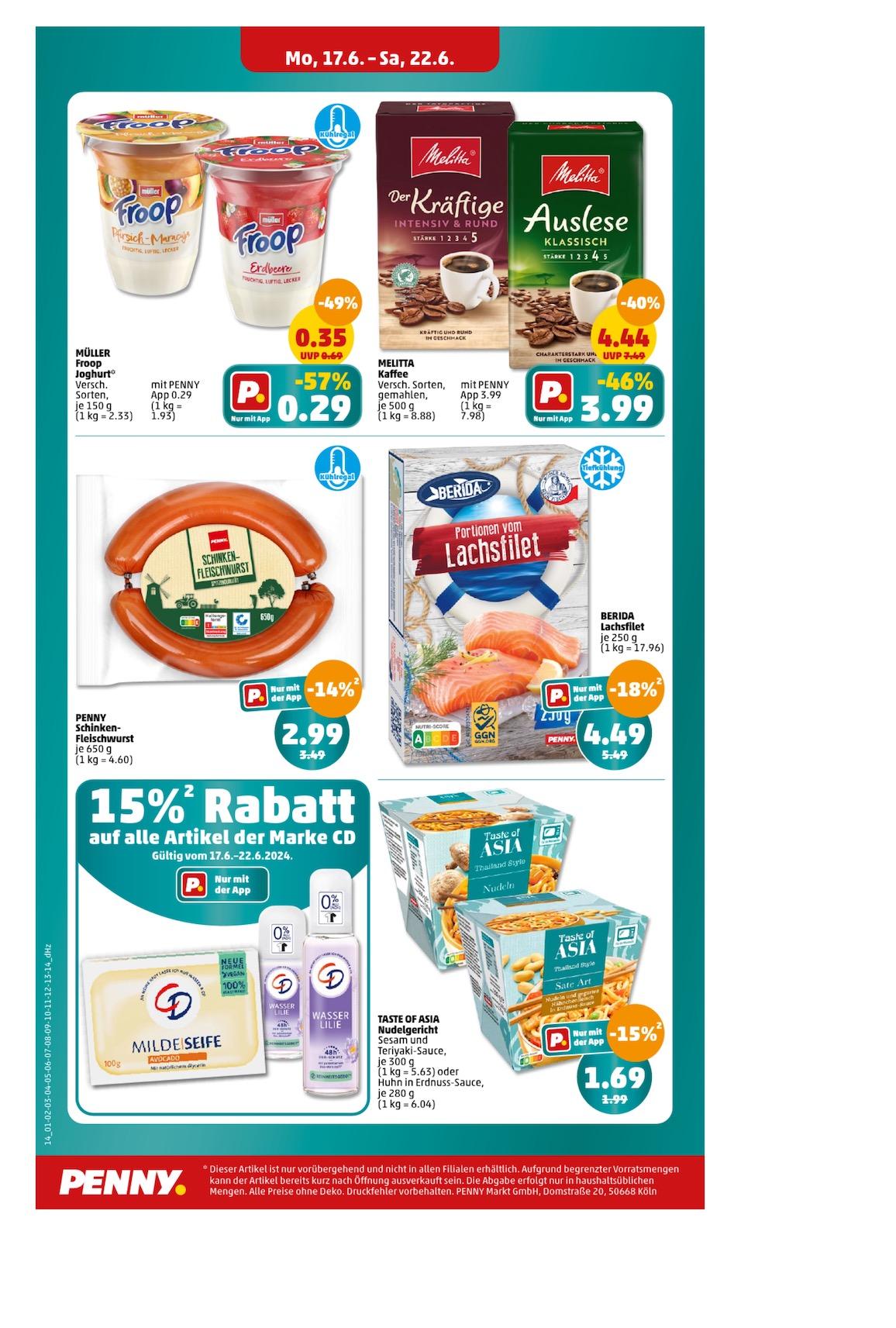 Penny Aktueller Prospekt ab Montag Seite 14