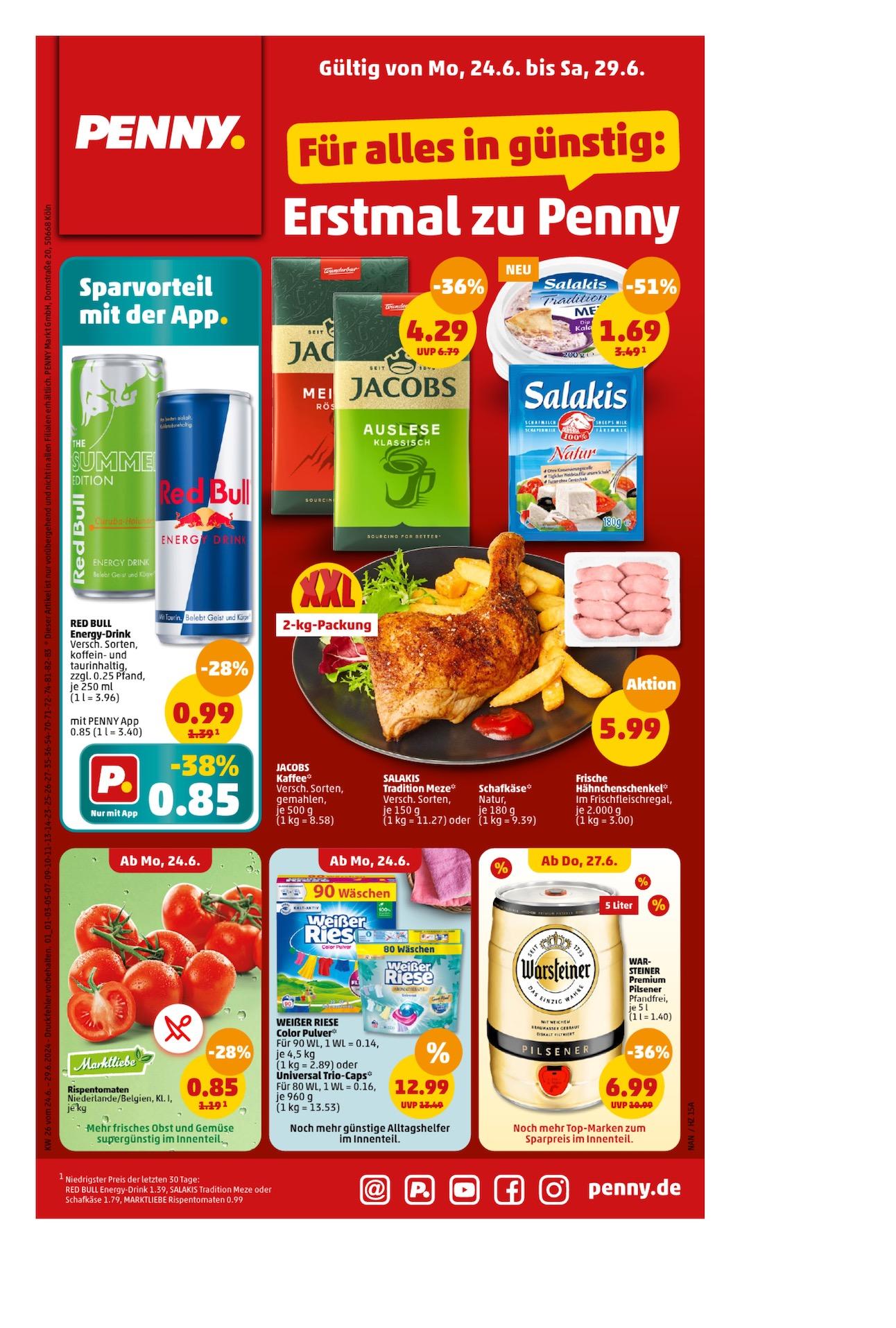 Penny Aktueller Prospekt ab Montag Seite 1
