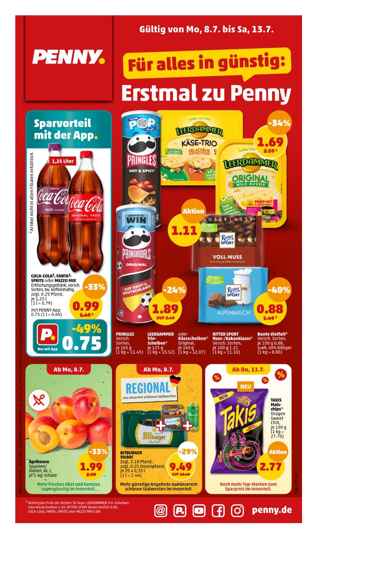 Penny Aktueller Prospekt ab Montag Seite 1