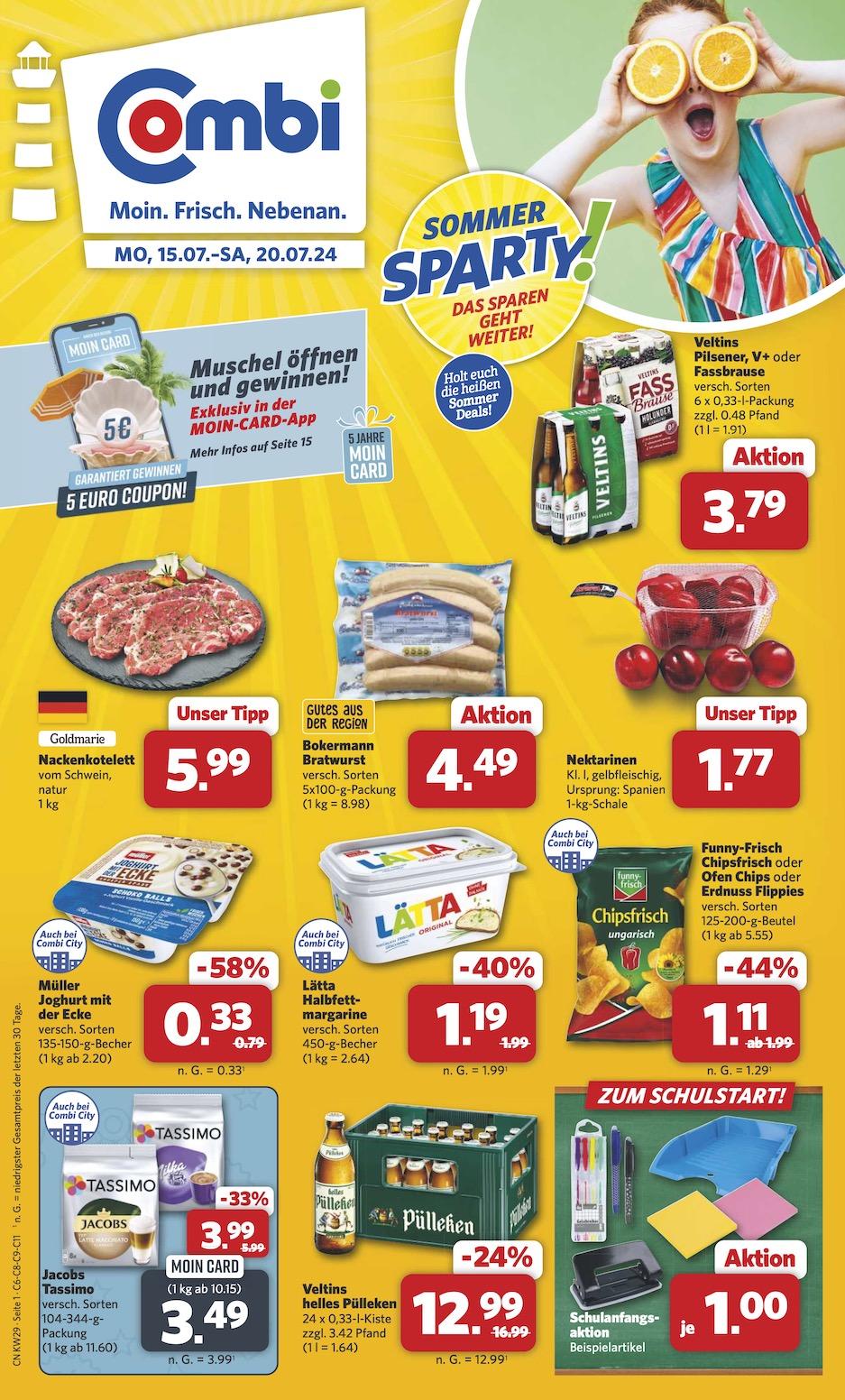 Combi Aktueller Prospekt ab Montag Seite 1