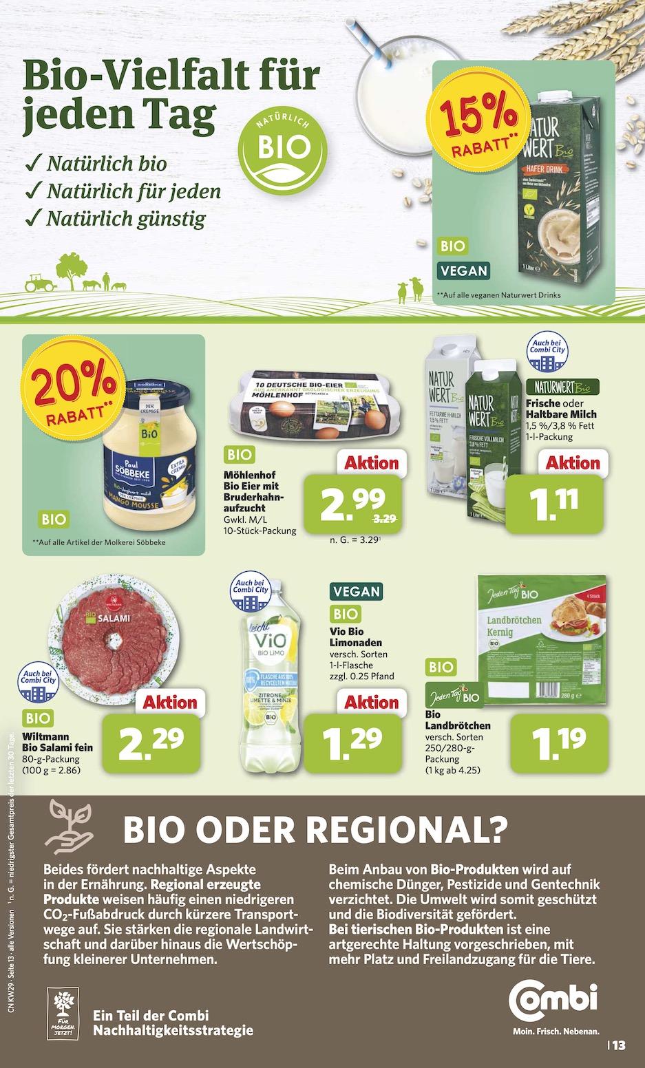 Combi Aktueller Prospekt ab Montag Seite 14