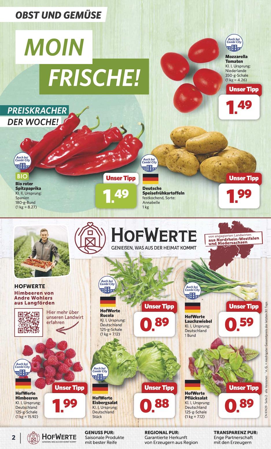 Combi Aktueller Prospekt ab Montag Seite 2
