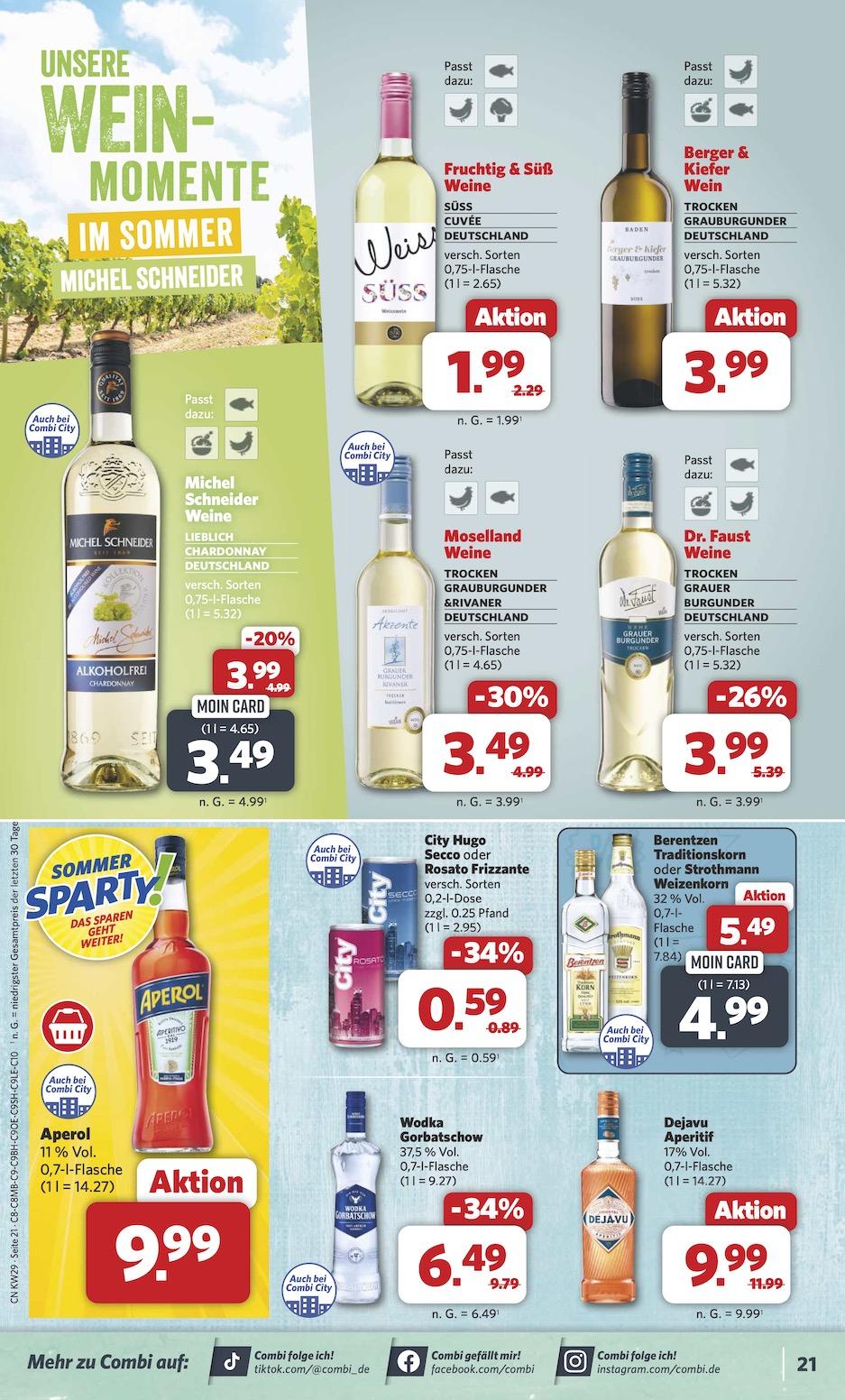 Combi Aktueller Prospekt ab Montag Seite 22