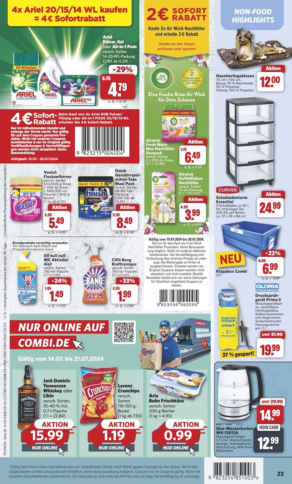 Combi Aktueller Prospekt ab Montag Seite 24