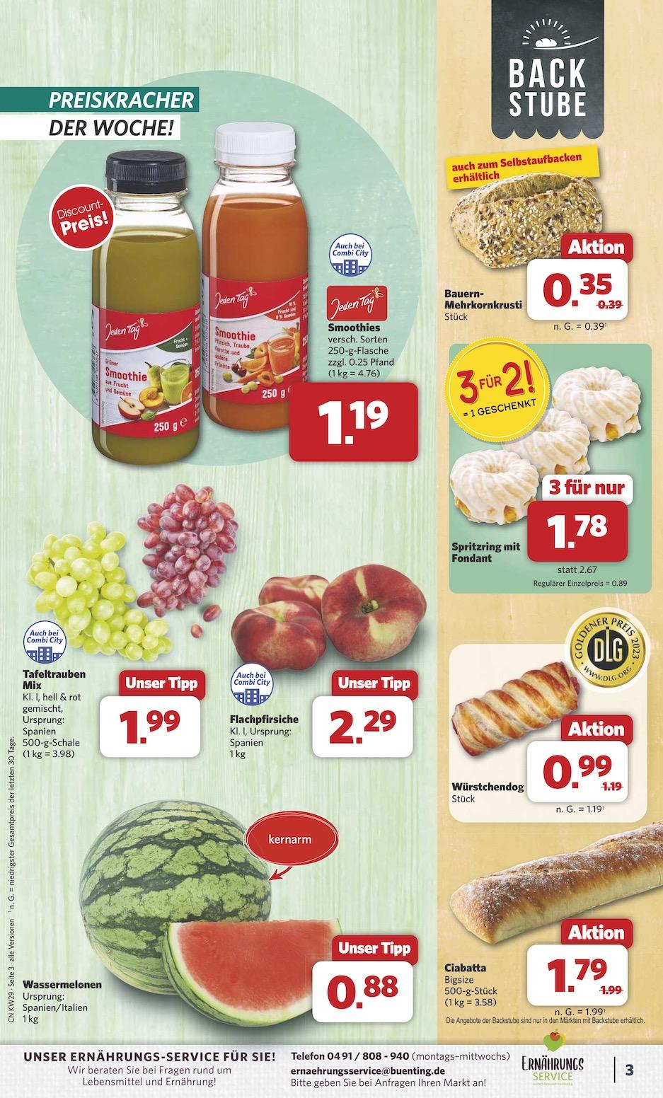 Combi Aktueller Prospekt ab Montag Seite 3