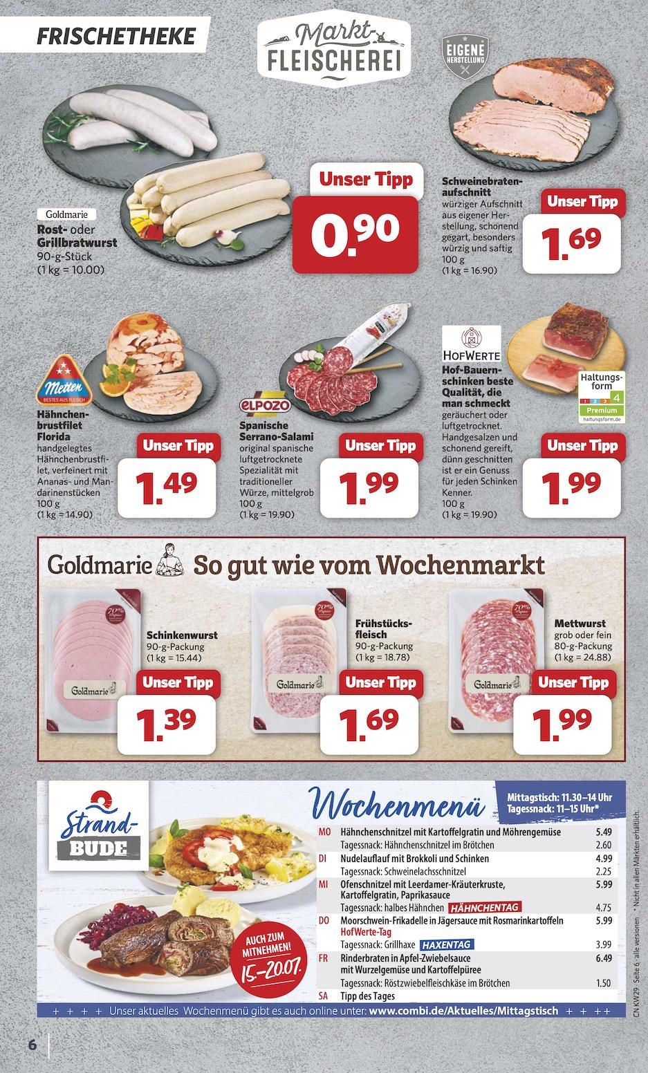 Combi Aktueller Prospekt ab Montag Seite 6
