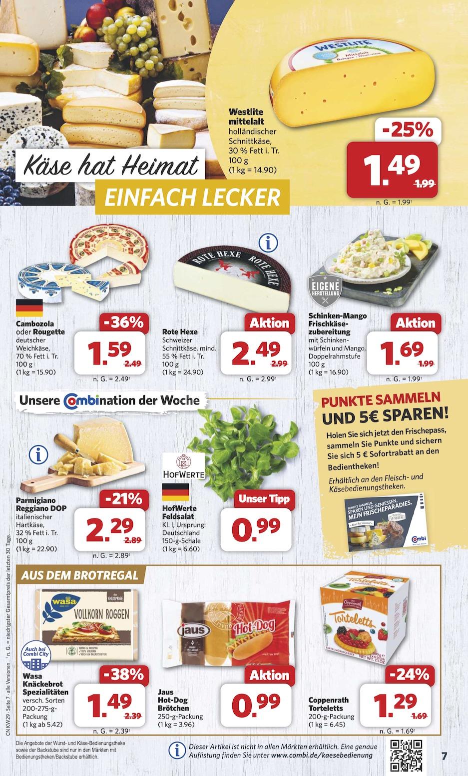 Combi Aktueller Prospekt ab Montag Seite 7