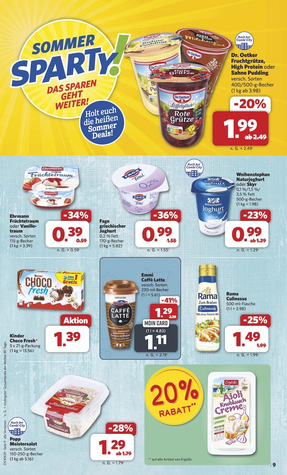 Combi Aktueller Prospekt ab Montag Seite 9