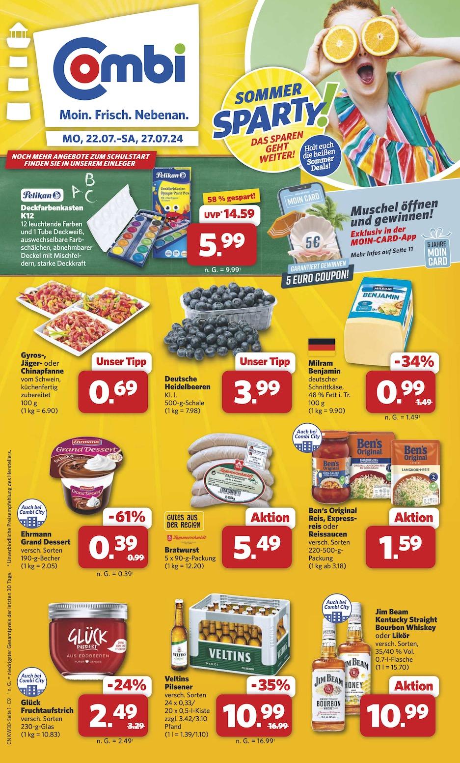 Combi Aktueller Prospekt ab Montag Seite 1
