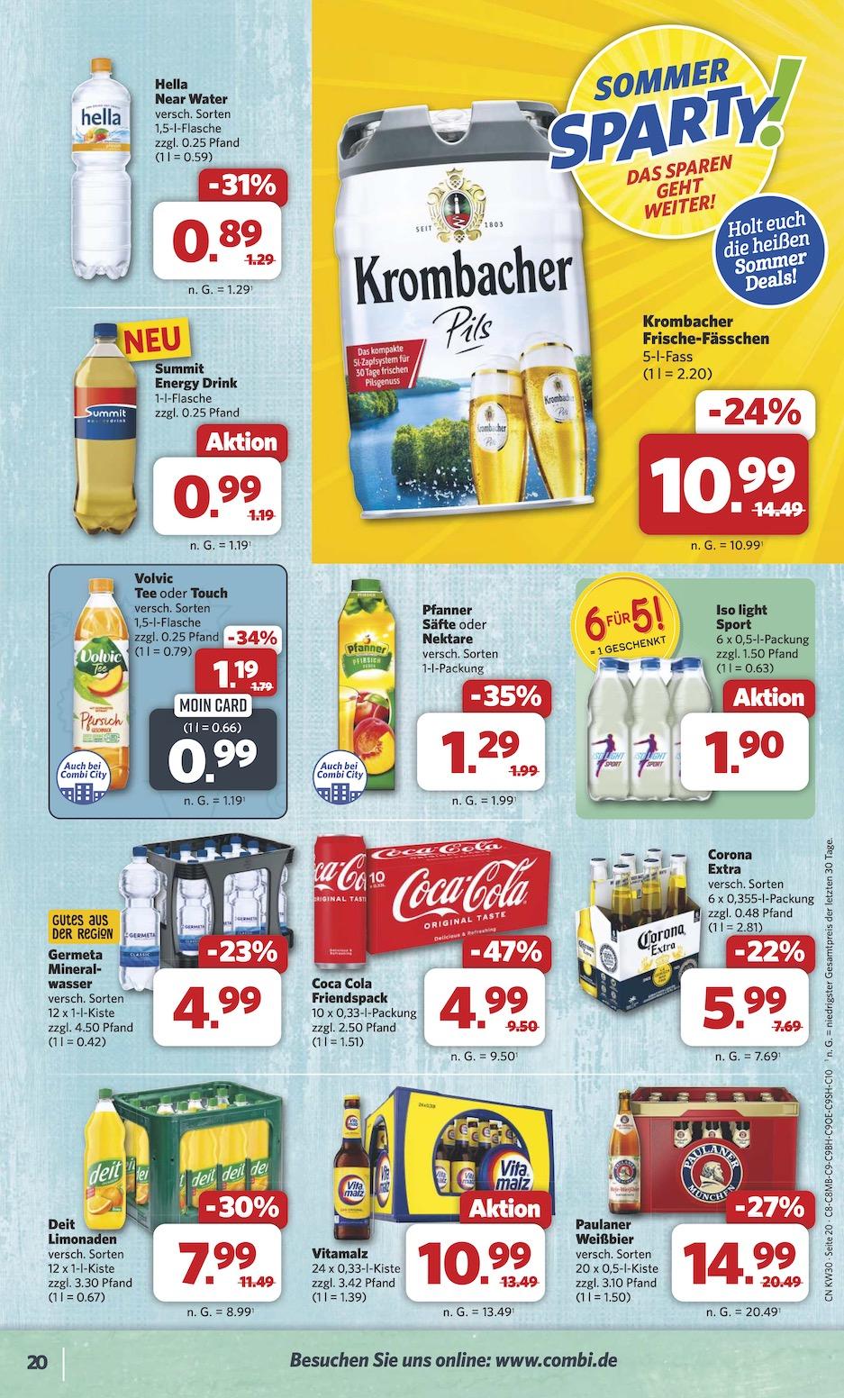 Combi Aktueller Prospekt ab Montag Seite 20