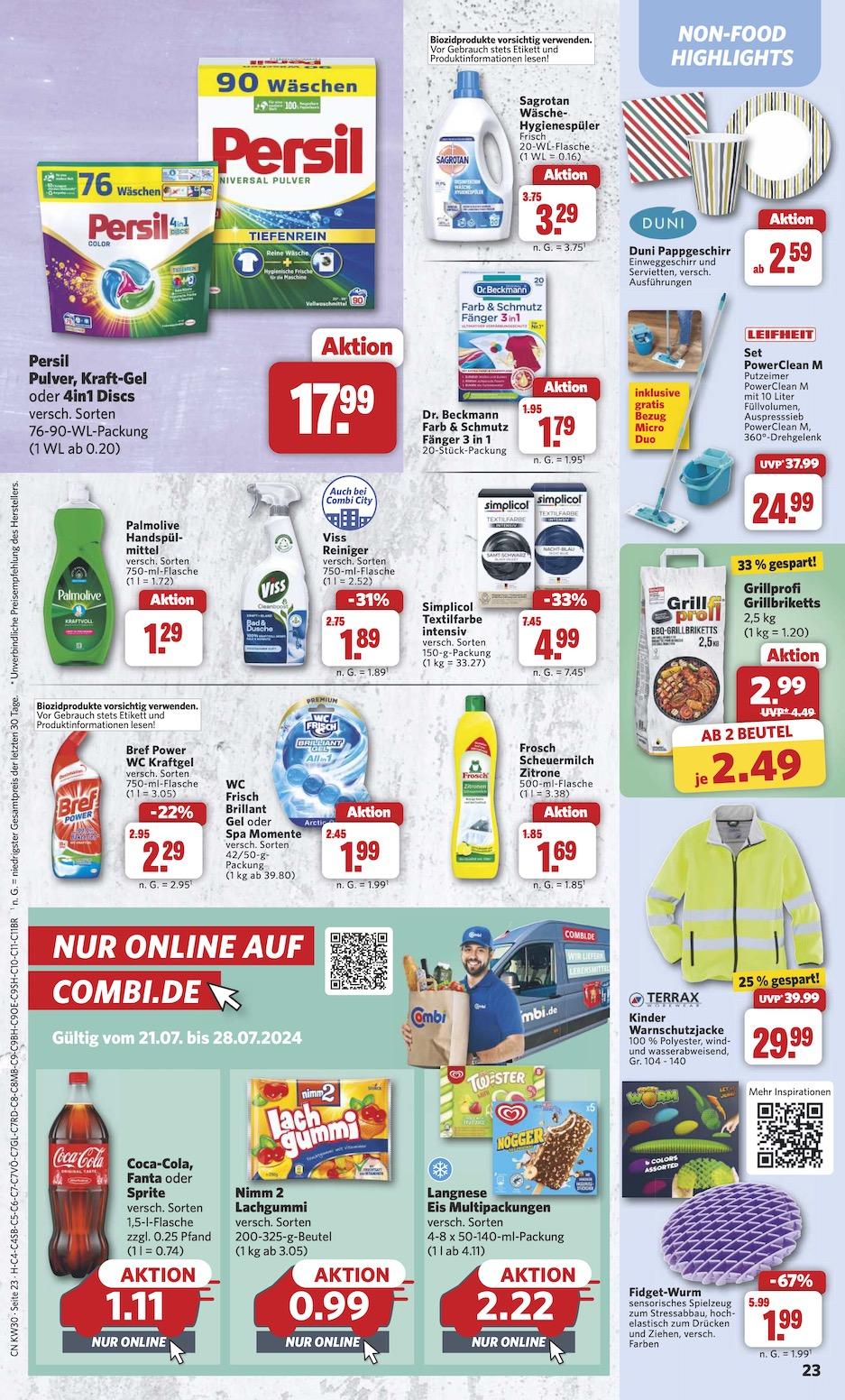 Combi Aktueller Prospekt ab Montag Seite 23