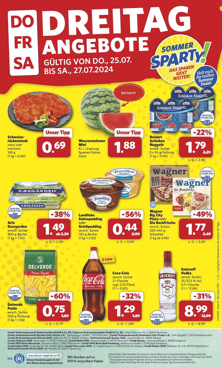 Combi Aktueller Prospekt ab Montag Seite 24