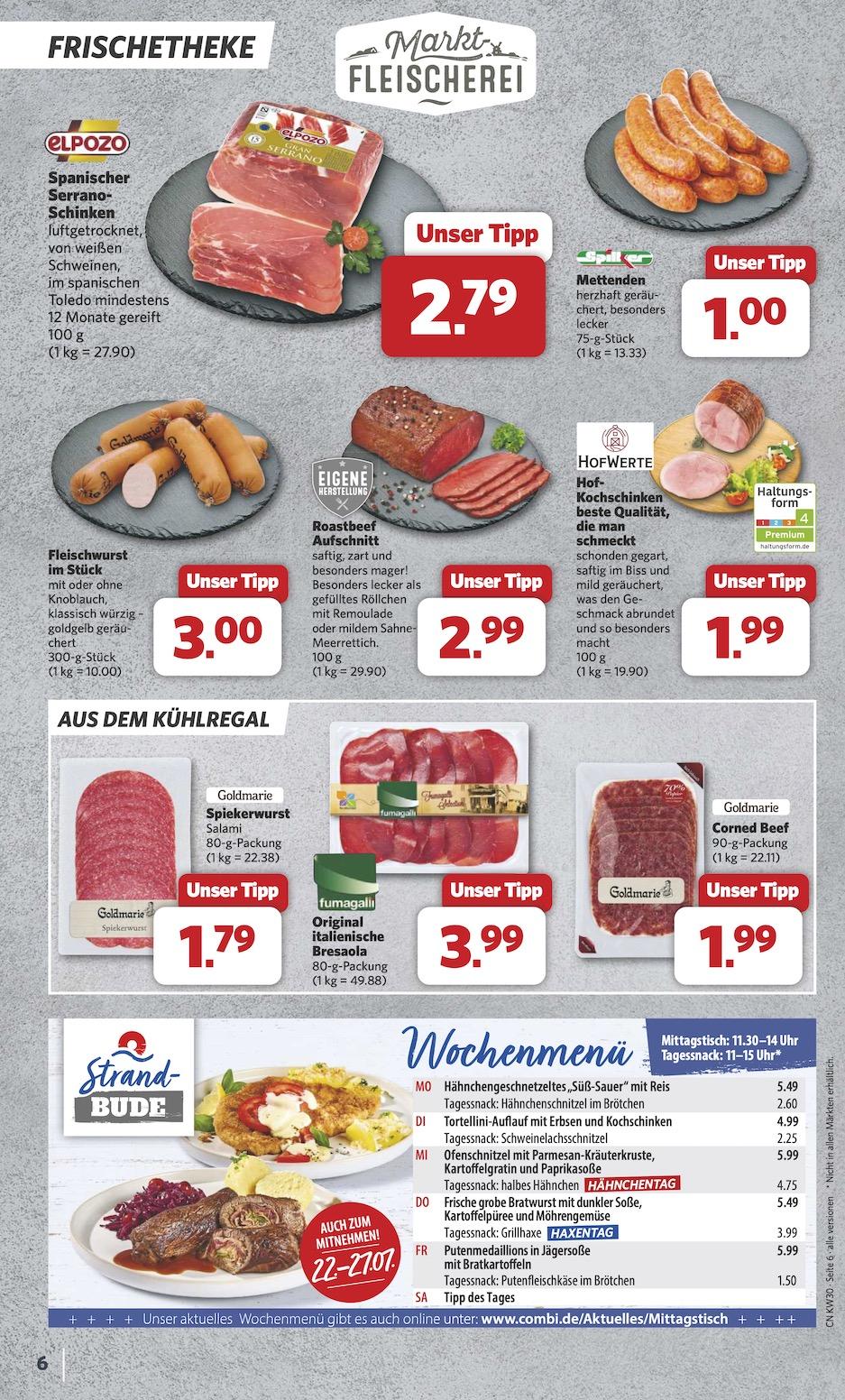Combi Aktueller Prospekt ab Montag Seite 6