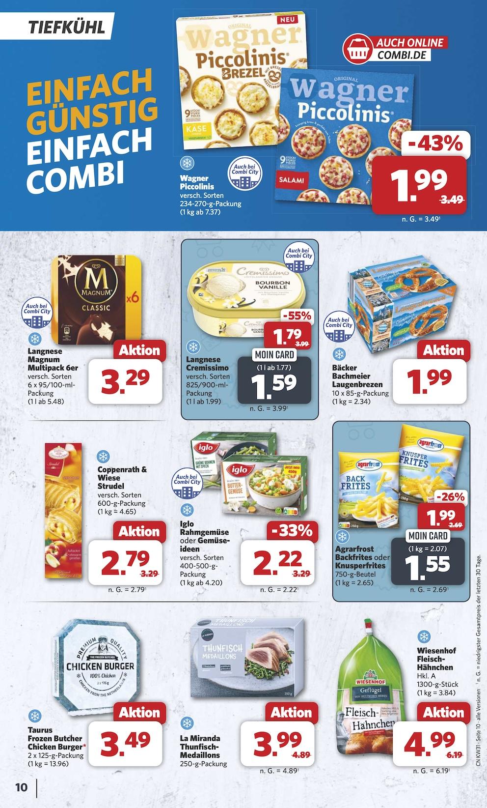 Combi Aktueller Prospekt ab Montag Seite 10